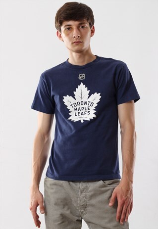 VINTAGE ADIDAS TORONTO MAPLE LEAFS GRAPHIC TEE BLUE NHL