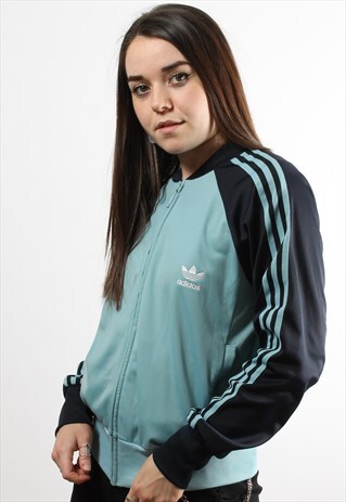 VINTAGE ADIDAS ORIGINALS TWO TONE TRACK JACKET