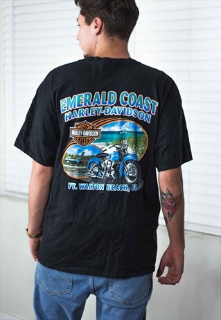 VINTAGE HARLEY DAVIDSON T-SHIRT LOGO XL 9.6