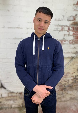 VINTAGE RALPH LAUREN HOODIE - NAVY