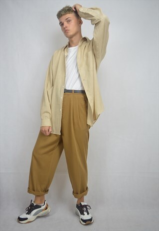 VINTAGE CLASSIC CREAM COLOUR SHIRT