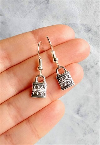 MINI PADLOCK EARRINGS