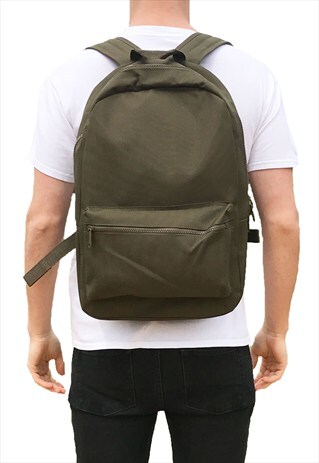 BASIC KHAKI GREEN BACKPACK