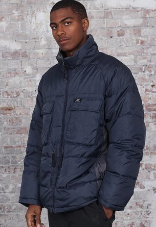 VINTAGE HELLY HANSEN LOGO JACKET BLUE