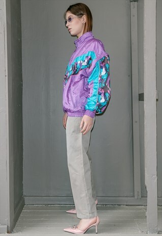 VINTAGE NEON RAVE JACKET / 1990S