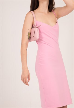 DUSTY PINK VINTAGE BODYCONE DRESS