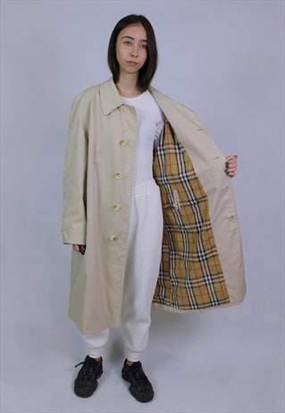 Burberry vintage coat women jacket rare trench 