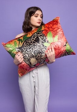 Leopard Velvet Cushion