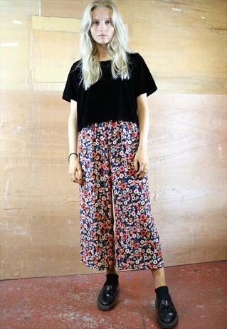 PRINT CROP PANTS