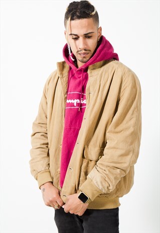VINTAGE 80S ORIGINAL BURBERRY BOMBER JACKET / S3736