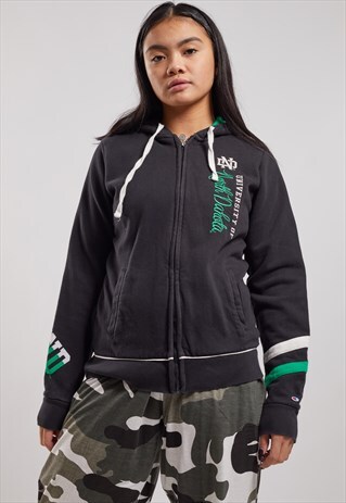 VINTAGE CHAMPION UNIVERSITY OF NORTH DAKOTA ZIP-UP HOODIE