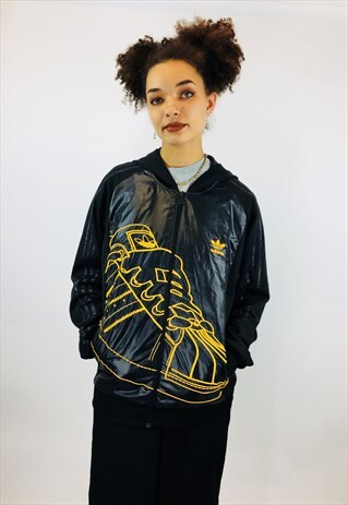 VINTAGE ADIDAS TREFOIL ORIGINALS EMBROIDERED JACKET
