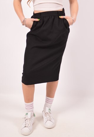 VINTAGE PENDLETON SKIRT BLACK