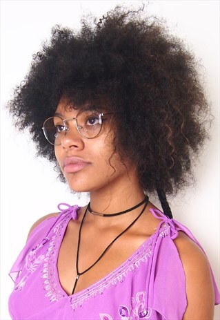 SILVER FRAME CLEAR LENS UNISEX GLASSES