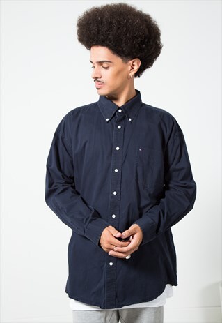 VINTAGE 80S TOMMY HILFIGER SHIRT S5002