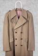 VINTAGE MACULETTE WOOL PEA OVER COAT 42 LARGE