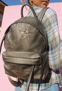 Real Leather Rucksack