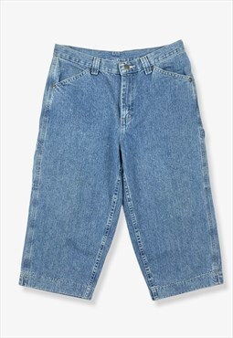 Vintage LEE Carpenter Capri Jeans Mid Blue W31 BV13507