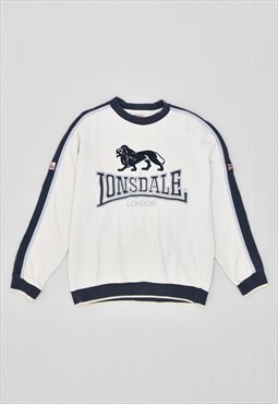 Vintage 90's Lonsdale Sweatshirt Jumper White
