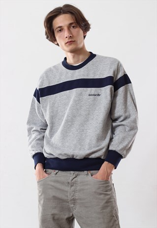 90'S VINTAGE MENS ADIDAS ORIGINALS SWEATSHIRT CREW NECK
