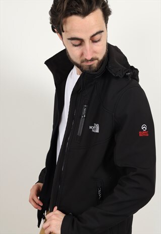 VINTAGE THE NORTH FACE SUMMIT SERIES COAT BLACK
