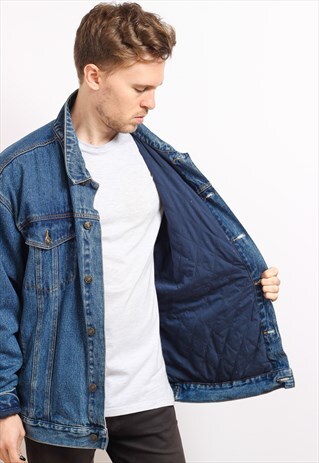 VINTAGE BLANKET LINED DENIM JACKET