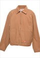 Vintage Dickies Brown Zip-Front Workwear Jacket - L