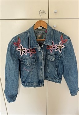 Vintage Bianca Maria Caselli Jean Jacket. Made in Italy