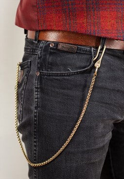Men Brass Key Chain Wallet Pants Chain