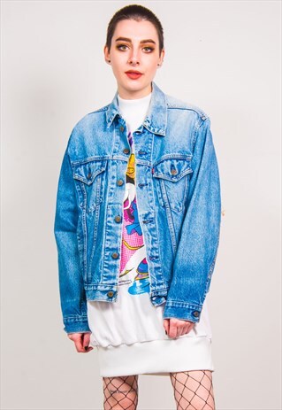 VINTAGE 90'S LEVI'S BLUE DENIM TRUCKER JACKET
