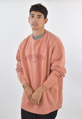 VINTAGE 90S LIGHT RED EDDIE BAUER SWEATSHIRT