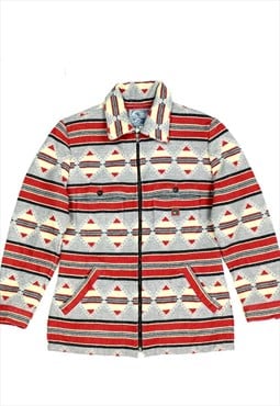 Kenzo Jacket Aztec Style Print Classic Wool