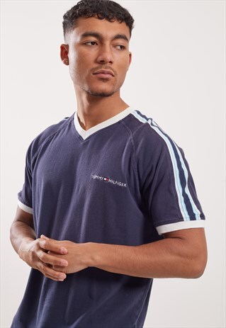 VINTAGE TOMMY HILFIGER V-NECK T-SHIRT