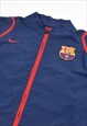 VINTAGE 00S NIKE BARCELONA EMBROIDERED LOGO TRACK JACKET