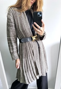 Knitted Long Cardigan For Woman 