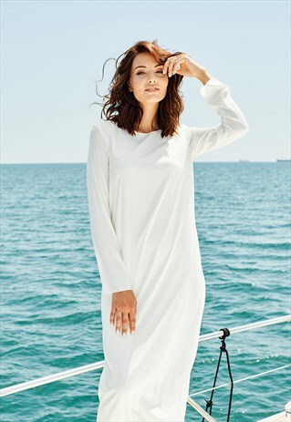 SATIN MIDI SLIP COCKTAIL STREETWEAR EVENING CASUAL DRESS