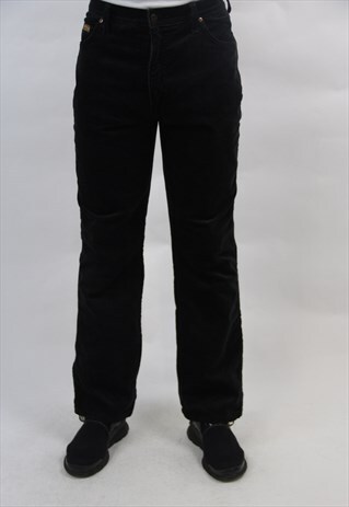 VINTAGE WRANGLER BLACK CORD JEANS