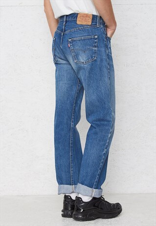VINTAGE BLUE LEVI'S 501 FIT DENIM JEANS