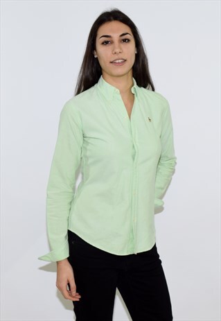VINTAGE 90S GREEN RALPH LAUREN SHIRT