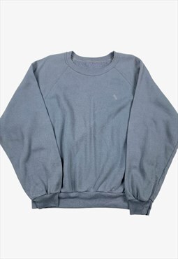Vintage Oversized Lacrosse Embroidered Sweatshirt Grey XL X