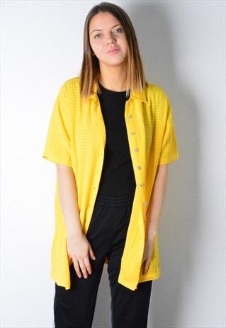 VINTAGE 90S YELLOW SHIRT