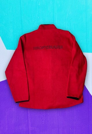 VINTAGE MEN'S DKNY FLEECE JACKET