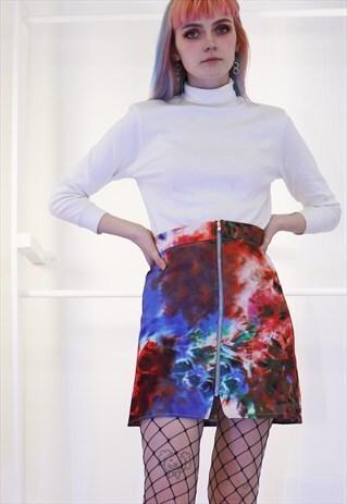 FULL ZIP ABSTRACT PRINT MINI