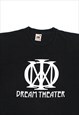 DREAM THEATER BLACK T-SHIRT, VINTAGE FRUIT OF THE LOOM LABEL