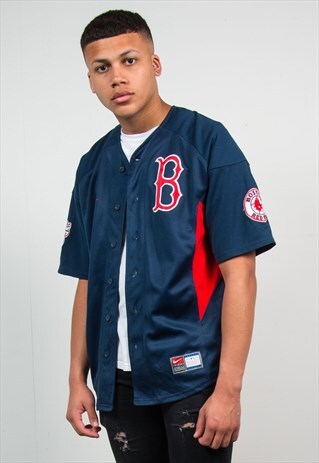 NIKE BASEBALL JERSEY MLB BOSTON RED SOX