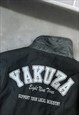 VINTAGE 90S JAPANESE YAKUZA VARSITY BOMBER JACKET