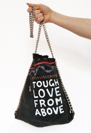 TOUGH LOVE UPCYCLED HANDMADE LEVIS BAG