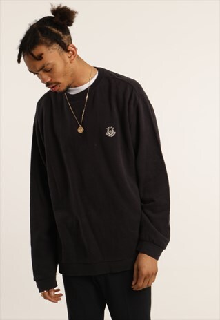VINTAGE CHAPS EMBROIDERED LOGO SWEATSHIRT