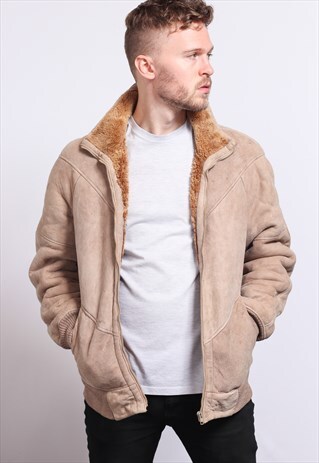 VINTAGE SUEDE AVIATOR JACKET