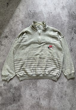 Vintage 80s Nike USA Half Zip Sweatshirt Pullover